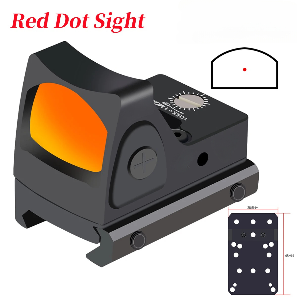 Mini Red Dot Sight Tactical Op - Outdoor Hunting Lab ulasan dan harga