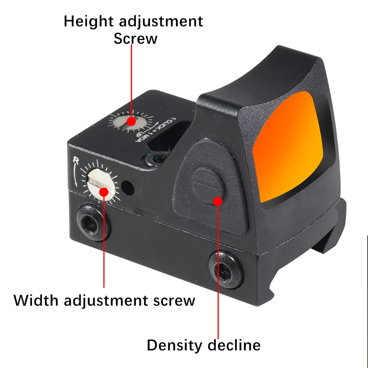 Mini Red Dot Sight Tactical Op - Outdoor Hunting Lab ulasan dan harga