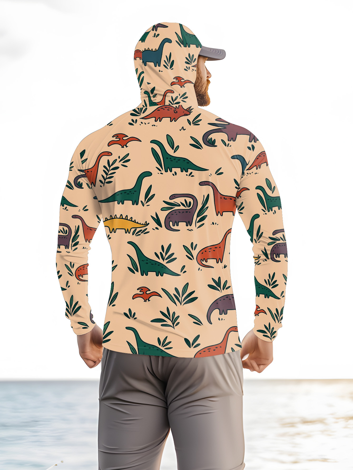 Kaos hoodie mancing untuk pria - Hunting Outdoors ulasan dan harga