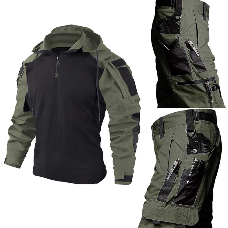 Setelan Kemeja & Celana Tempur - Hunting Outdoors ulasan dan harga