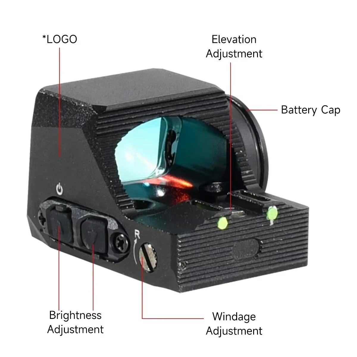 R-X Red Dot Sight 1x24mm RM Fo - Outdoor Hunting Lab ulasan dan harga