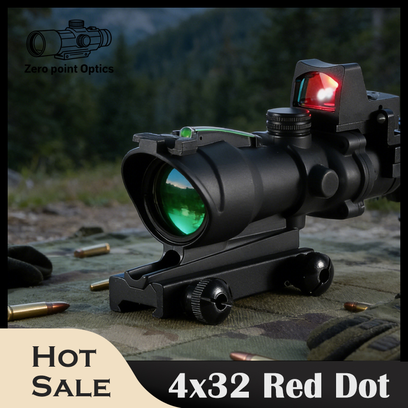 Teropong Taktis 4x32 Red Dot B - Outdoor Hunting Lab ulasan dan harga