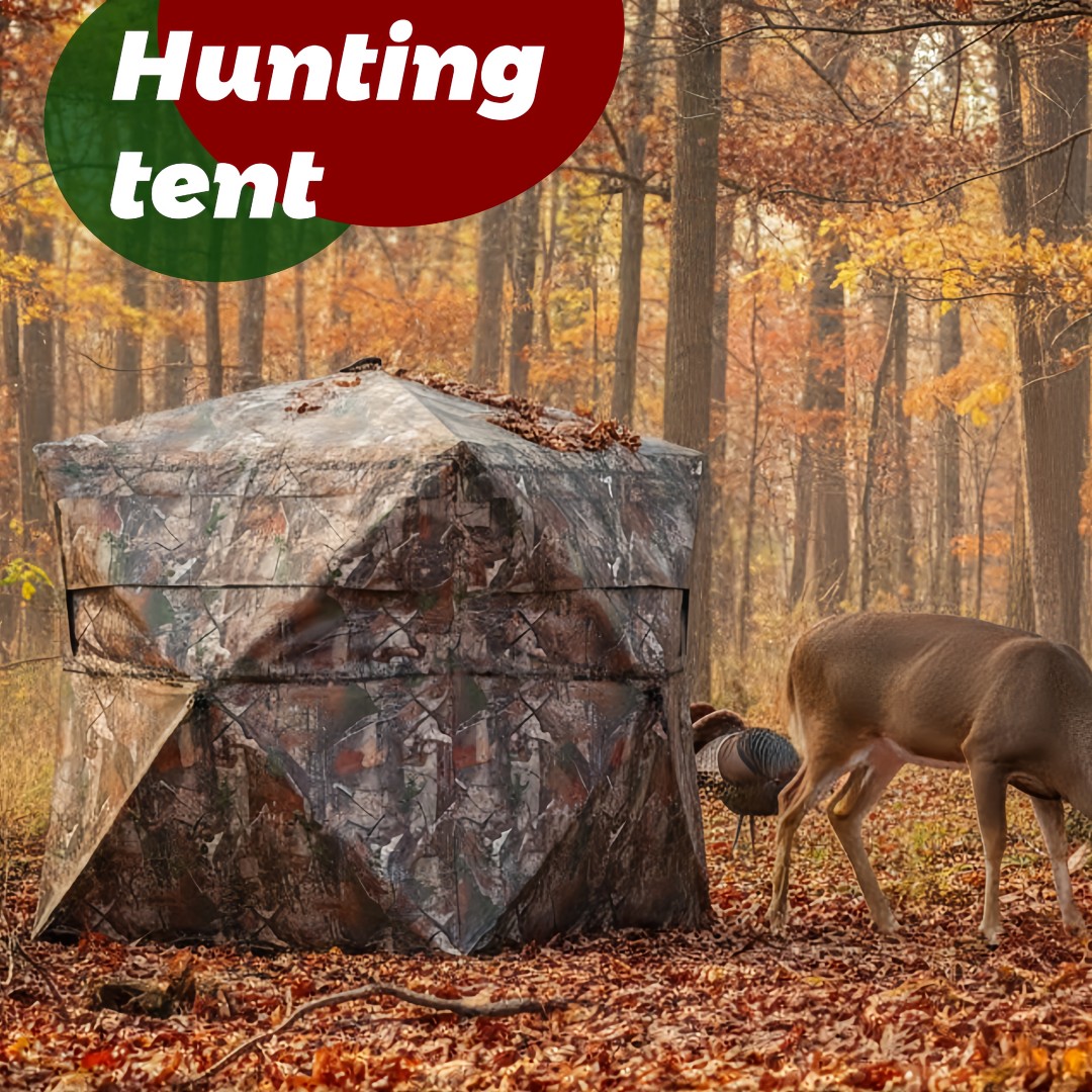Tenda Berburu Pop-Up Kamuflase - Hunting Outdoors ulasan dan harga